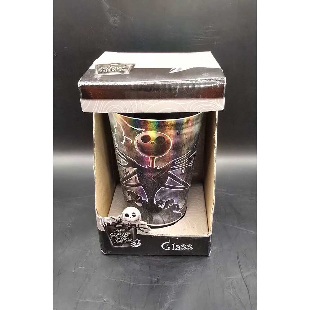 Tim Burton’s The Nightmare Before Christmas Glass In Black